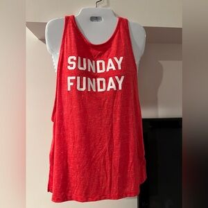 Victoria’s Secret, red tank top, size L